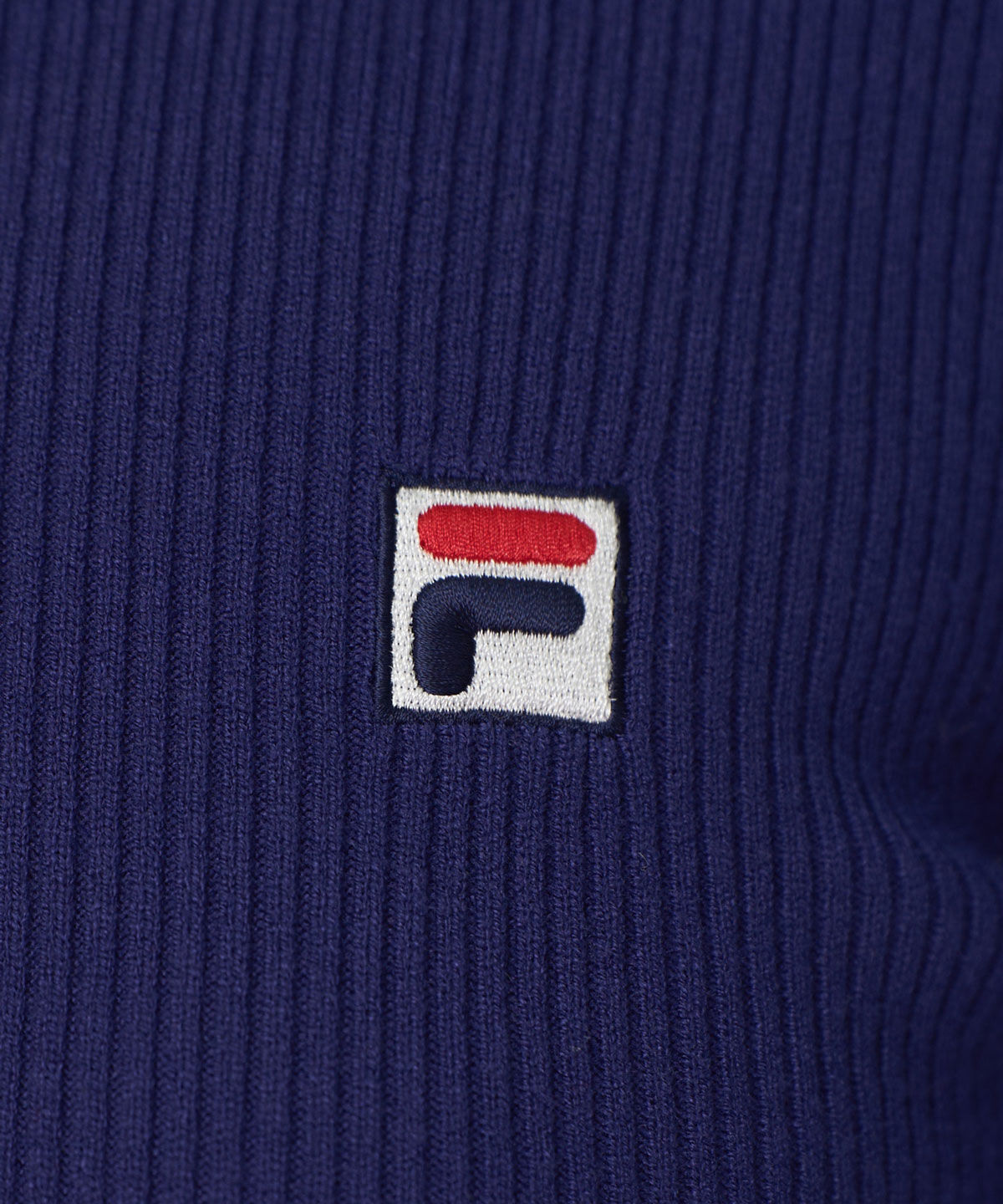 REDYAZEL「［FILA&times;REDYAZEL］ラインタートルニットプルオーバー」|ニット・セーター|