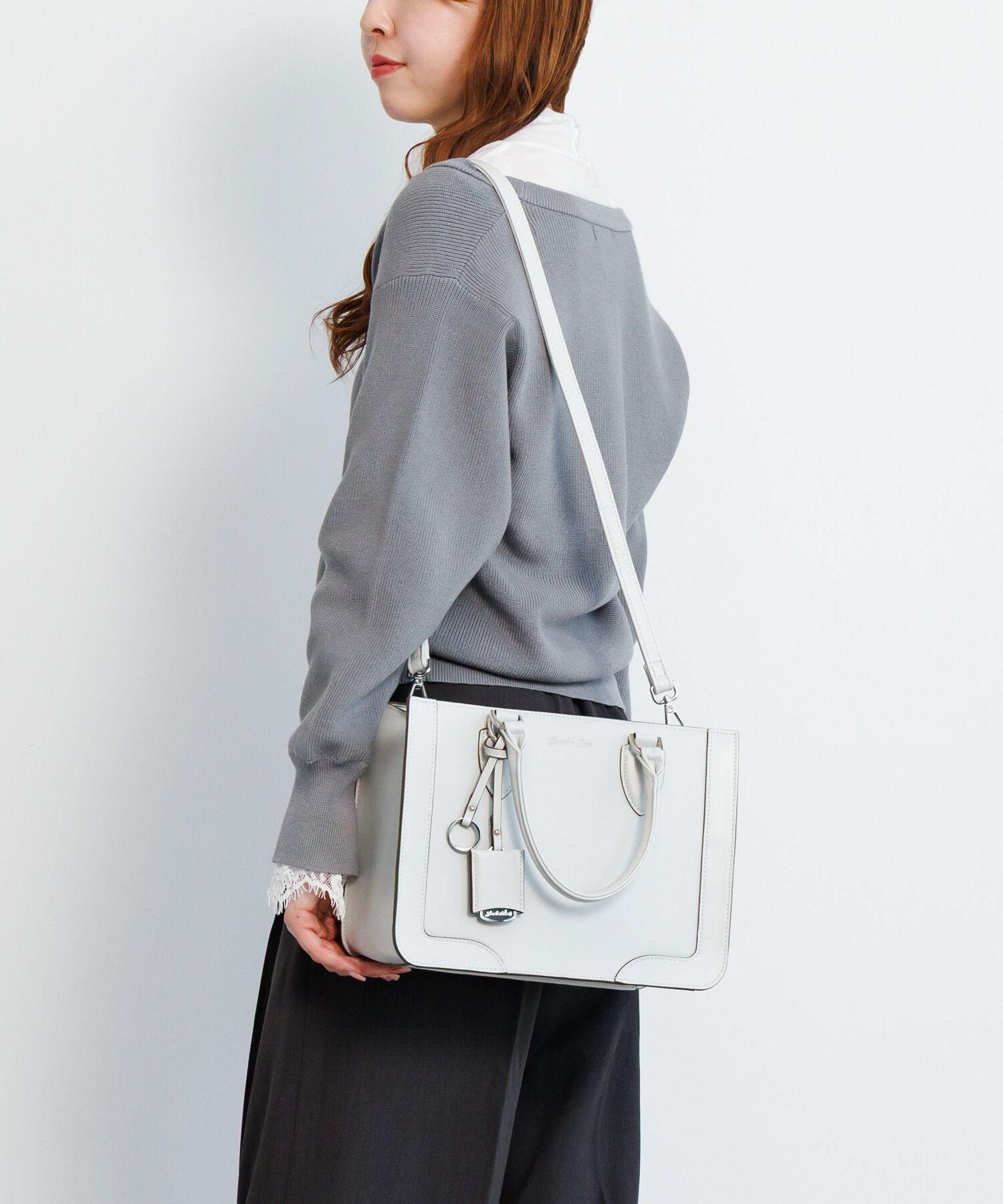 Jewelna Rose「Jewelna Rose オタハピ ミニバッグ NEO ハンドバッグ 65622」|ショルダー・メッセンジャー|アイスグレー