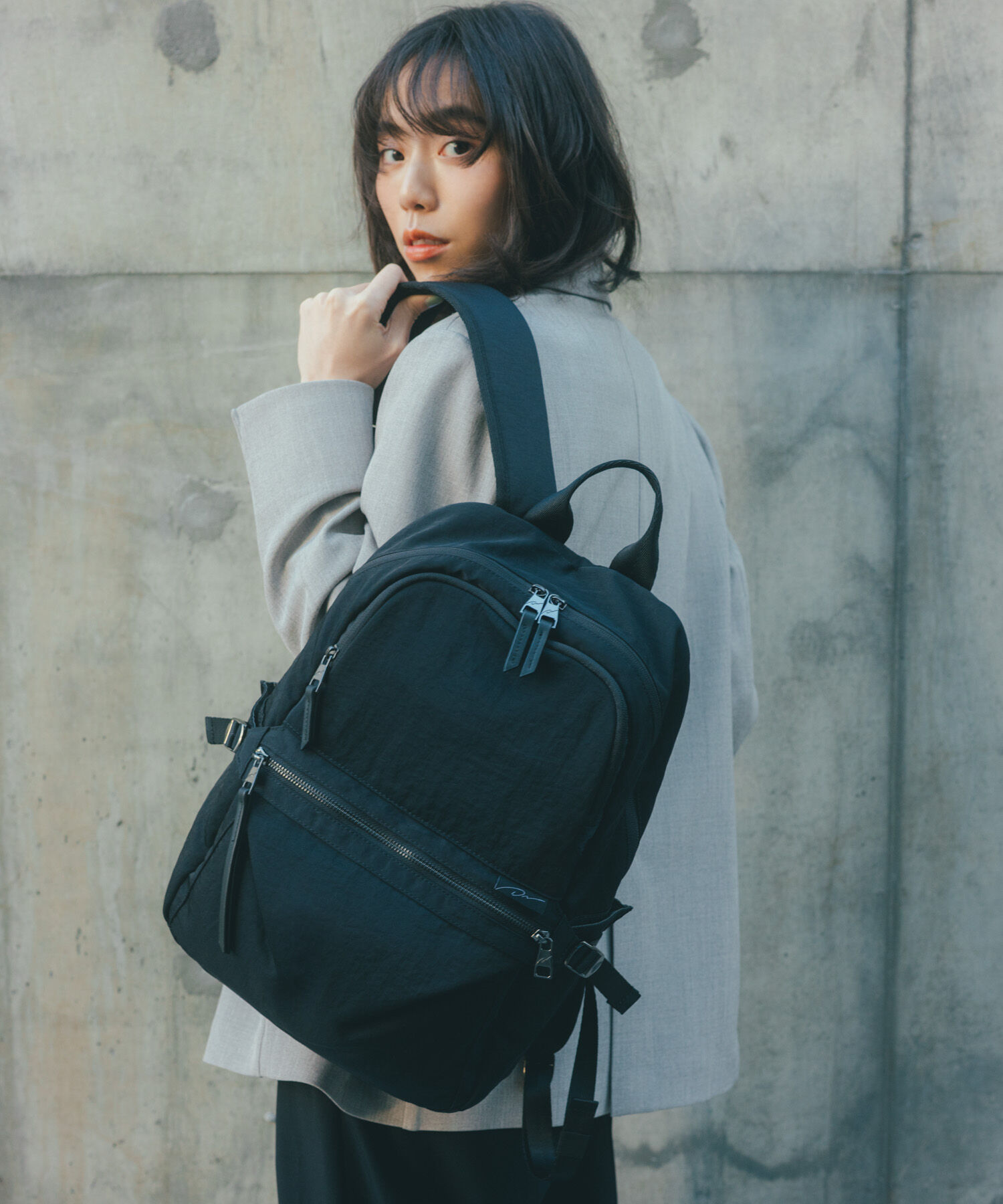 W&.Day/Night「W&.Day/Night ダブルアンドデイナイト キルッコ リュックサック A4サイズ 13.3インチPC収納 19144 バッグ」|リュック|ブラック
