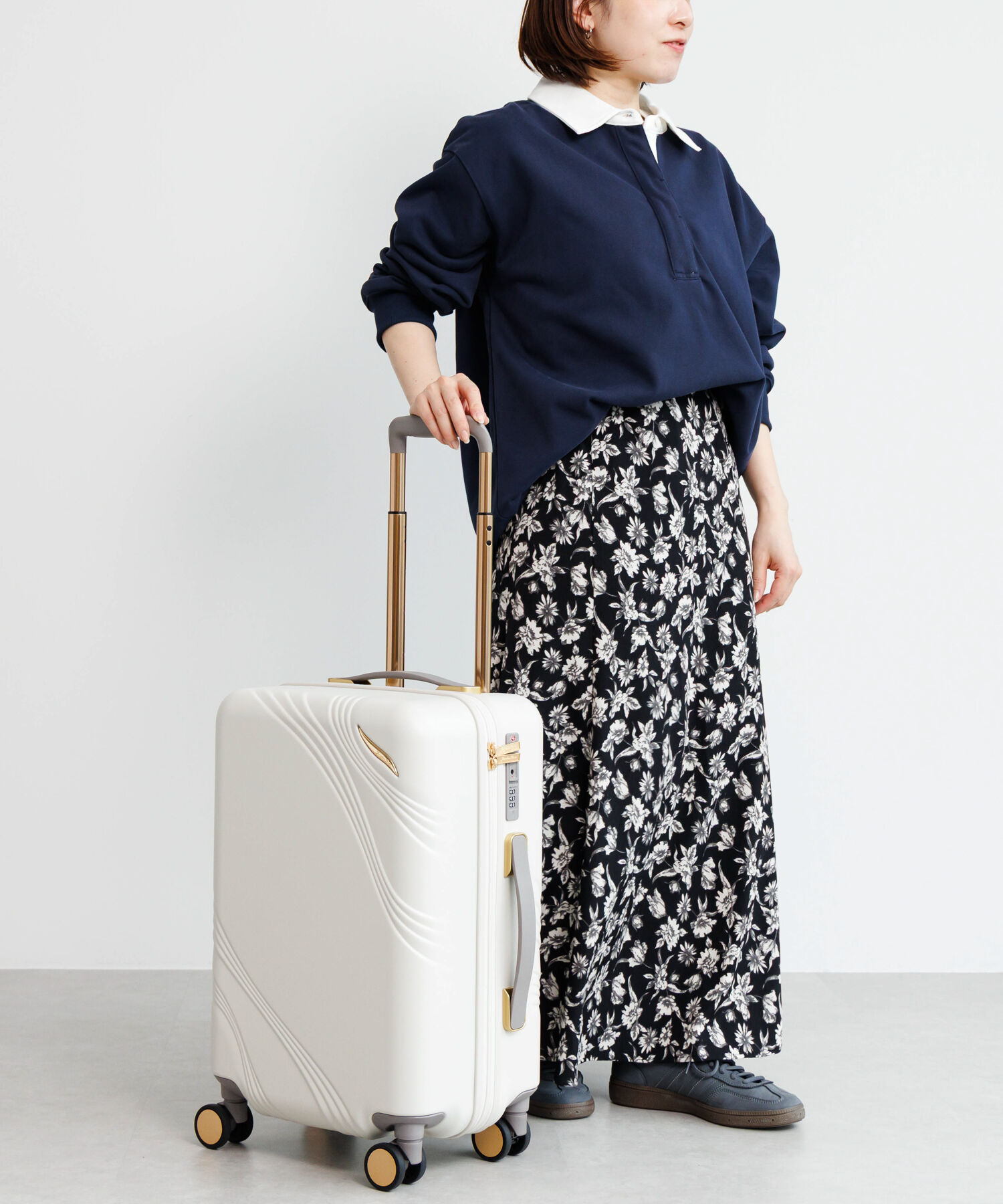 Jewelna Rose「Jewelna Rose メリエル スーツケース キャリーケース Sサイズ 35L 機内持ち込み 09371」|キャリーケース|