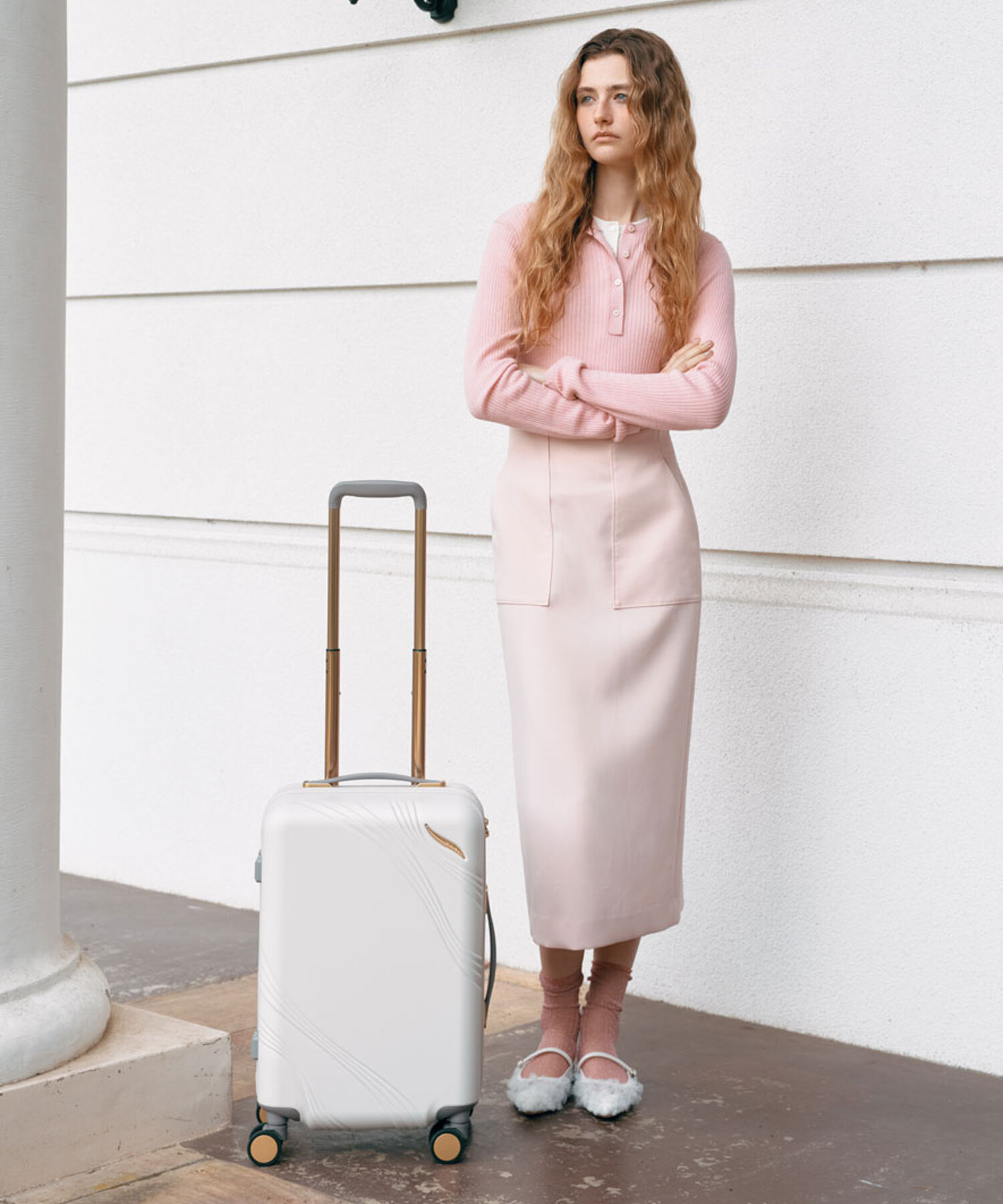 Jewelna Rose「Jewelna Rose メリエル スーツケース キャリーケース Sサイズ 35L 機内持ち込み 09371」|キャリーケース|
