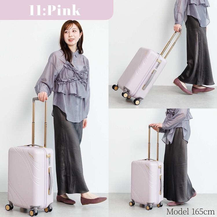 Jewelna Rose「Jewelna Rose メリエル スーツケース キャリーケース Sサイズ 35L 機内持ち込み 09371」|キャリーケース|