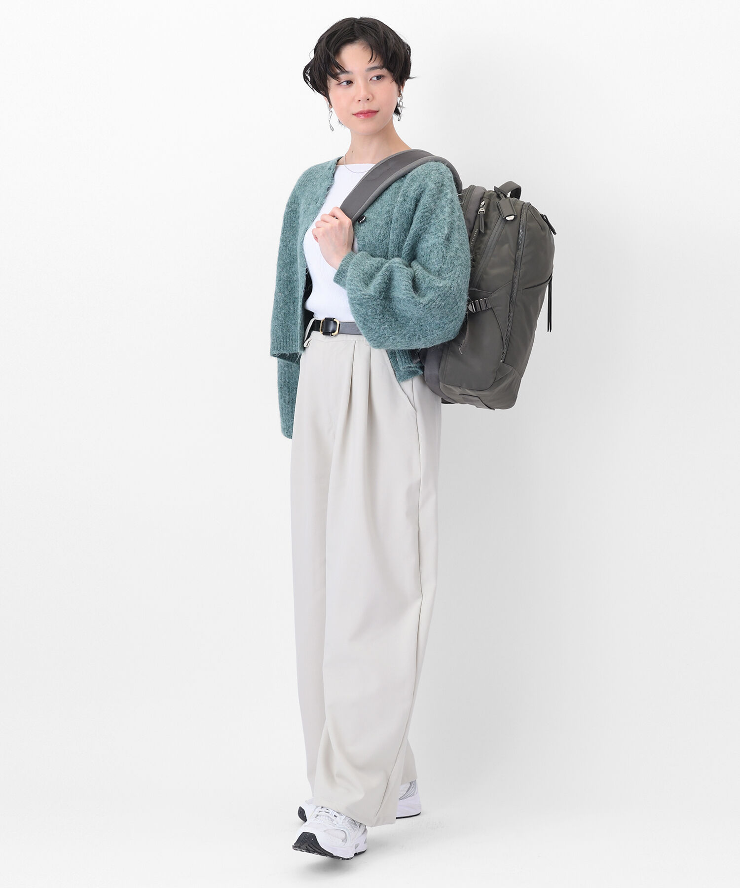 W&.Day/Night「W&.Day/Night トゥキ スクエアリュック A4サイズ 13.3インチPC収納 20511」|リュック|