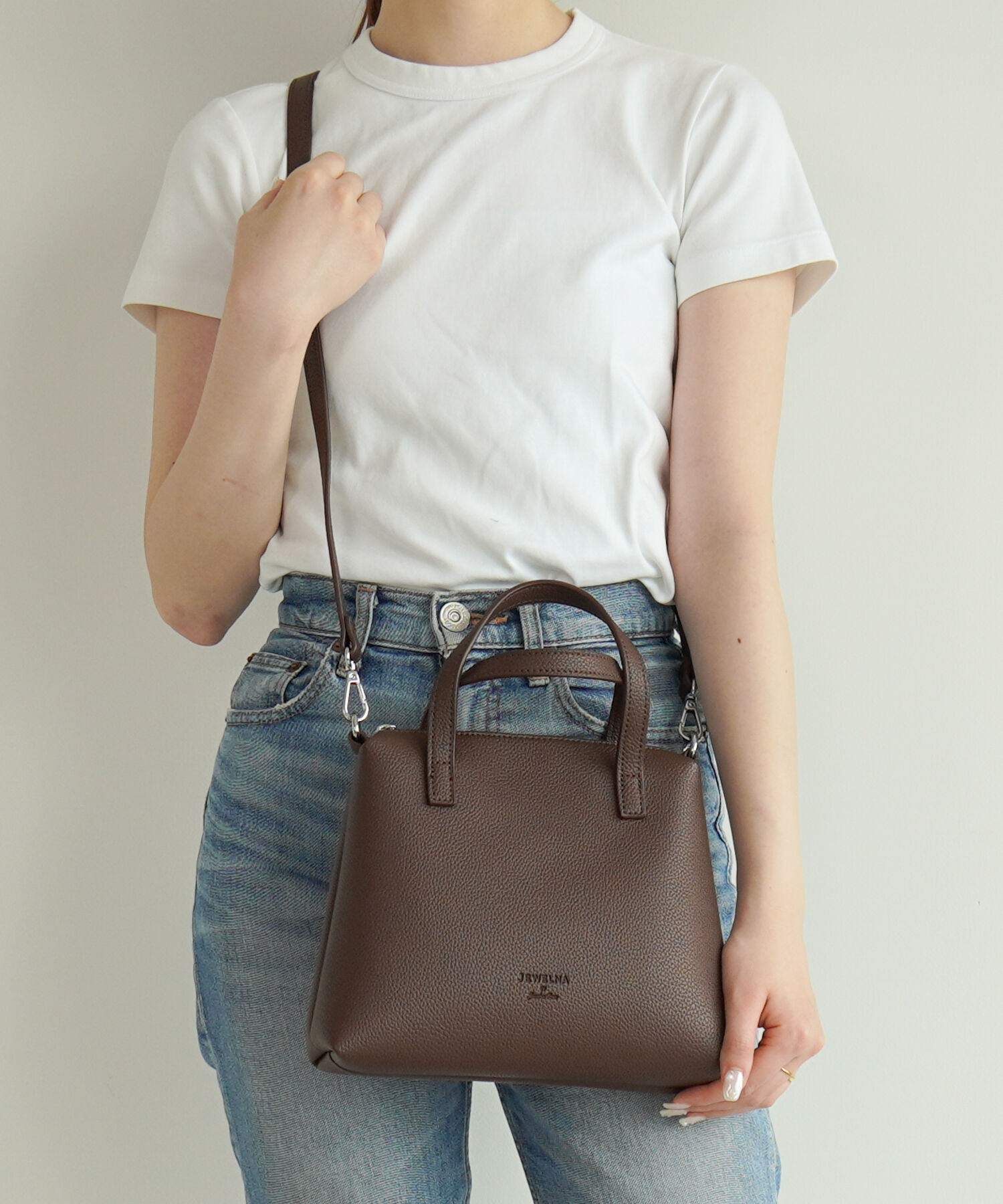 Jewelna Rose「JEWELNA BY Jewelna Rose 2点セット ノットハンドルトート 16372」|ショルダー・メッセンジャー|