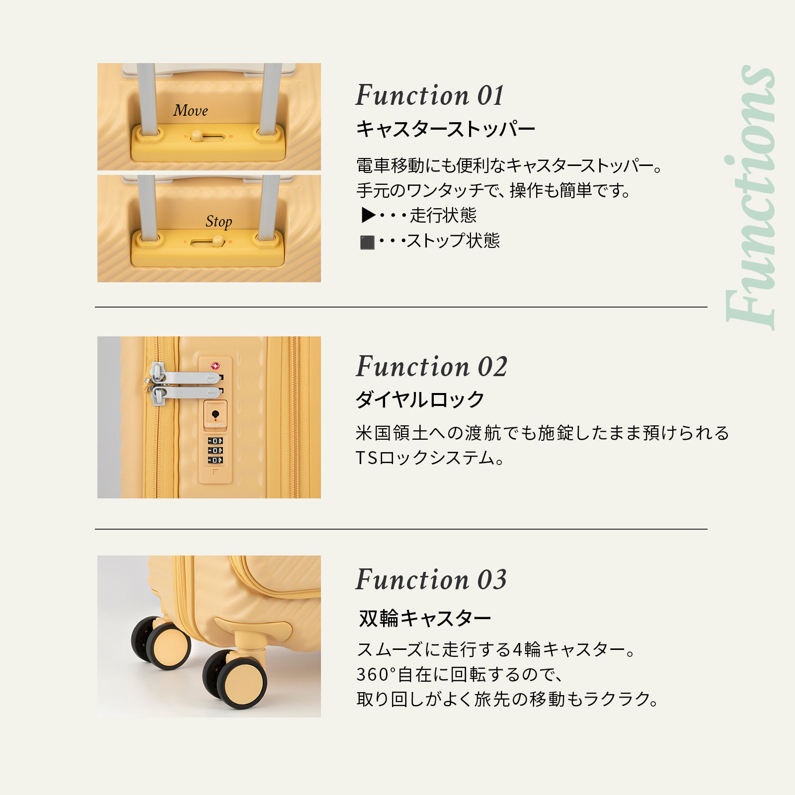 HaNT「HaNT／ハント ココント スーツケース 機内持ち込み フロントオープン 36/44L 05511」|キャリーケース|
