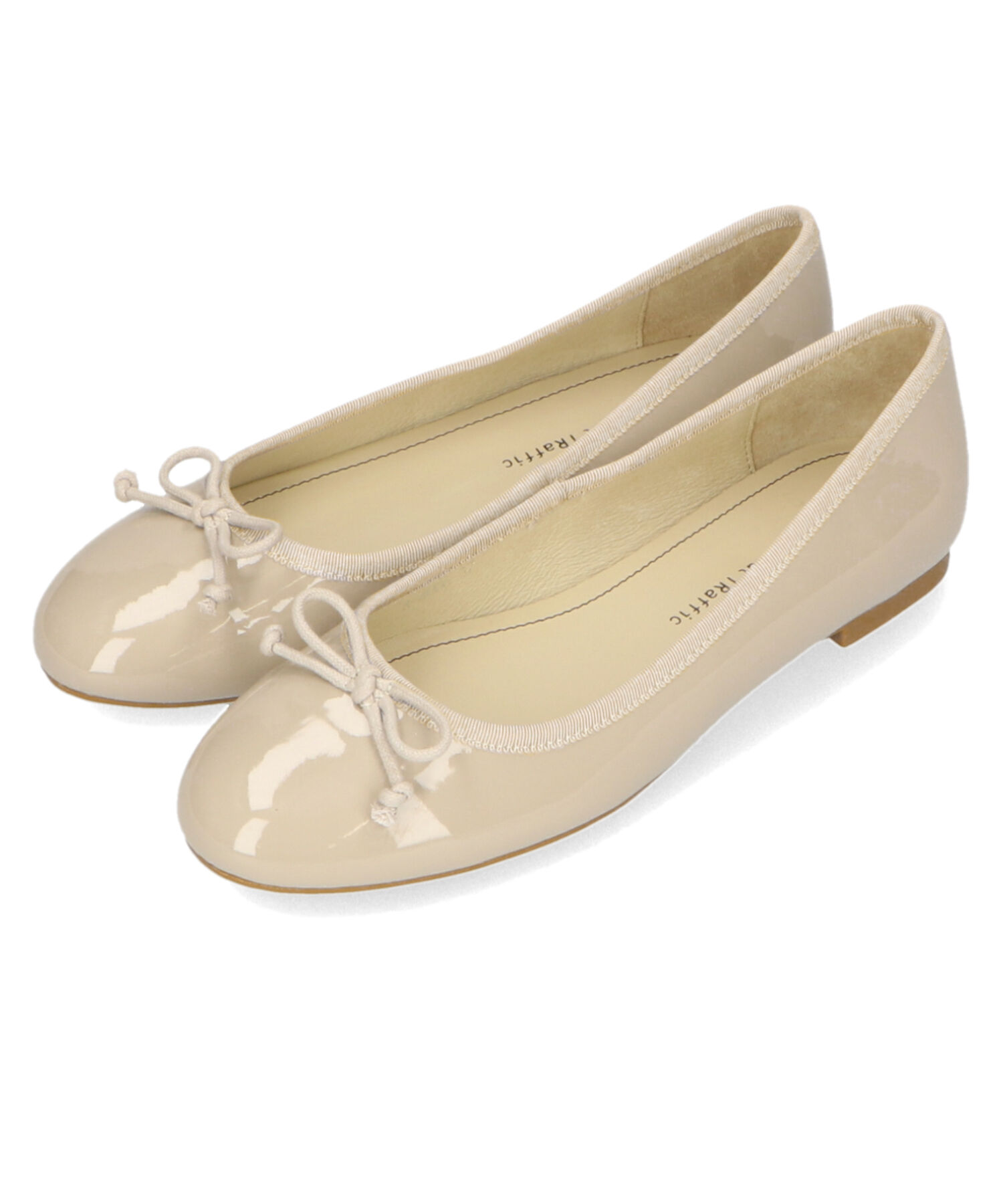 ORiental TRaffic「【 WEB限定 】 バレエシューズ /R-4006 パンプス フラット 厚手クッション エナメル ヒール1cm」|パンプス|