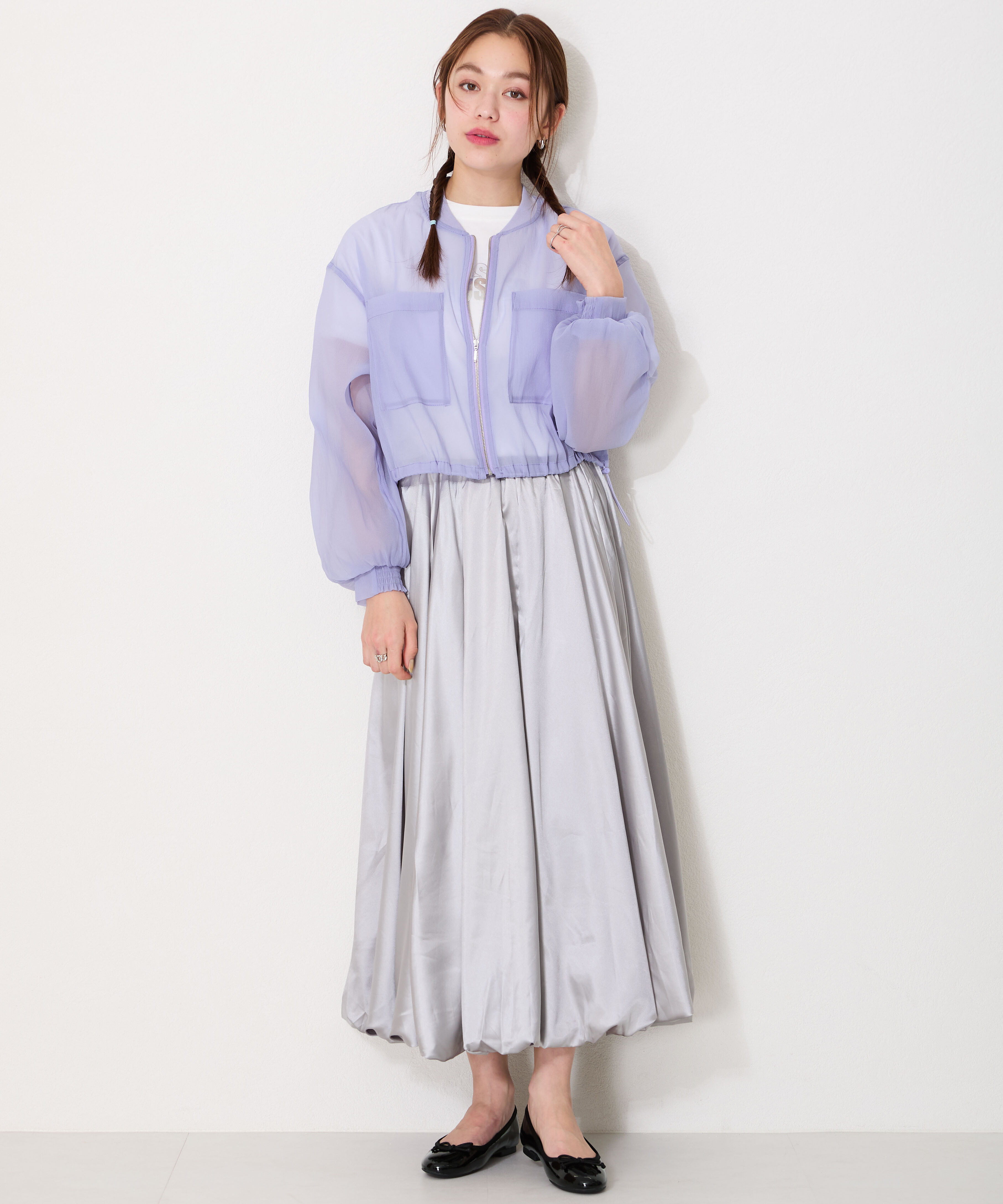 ORiental TRaffic「【 WEB限定 】 バレエシューズ /R-4006 パンプス フラット 厚手クッション エナメル ヒール1cm」|パンプス|