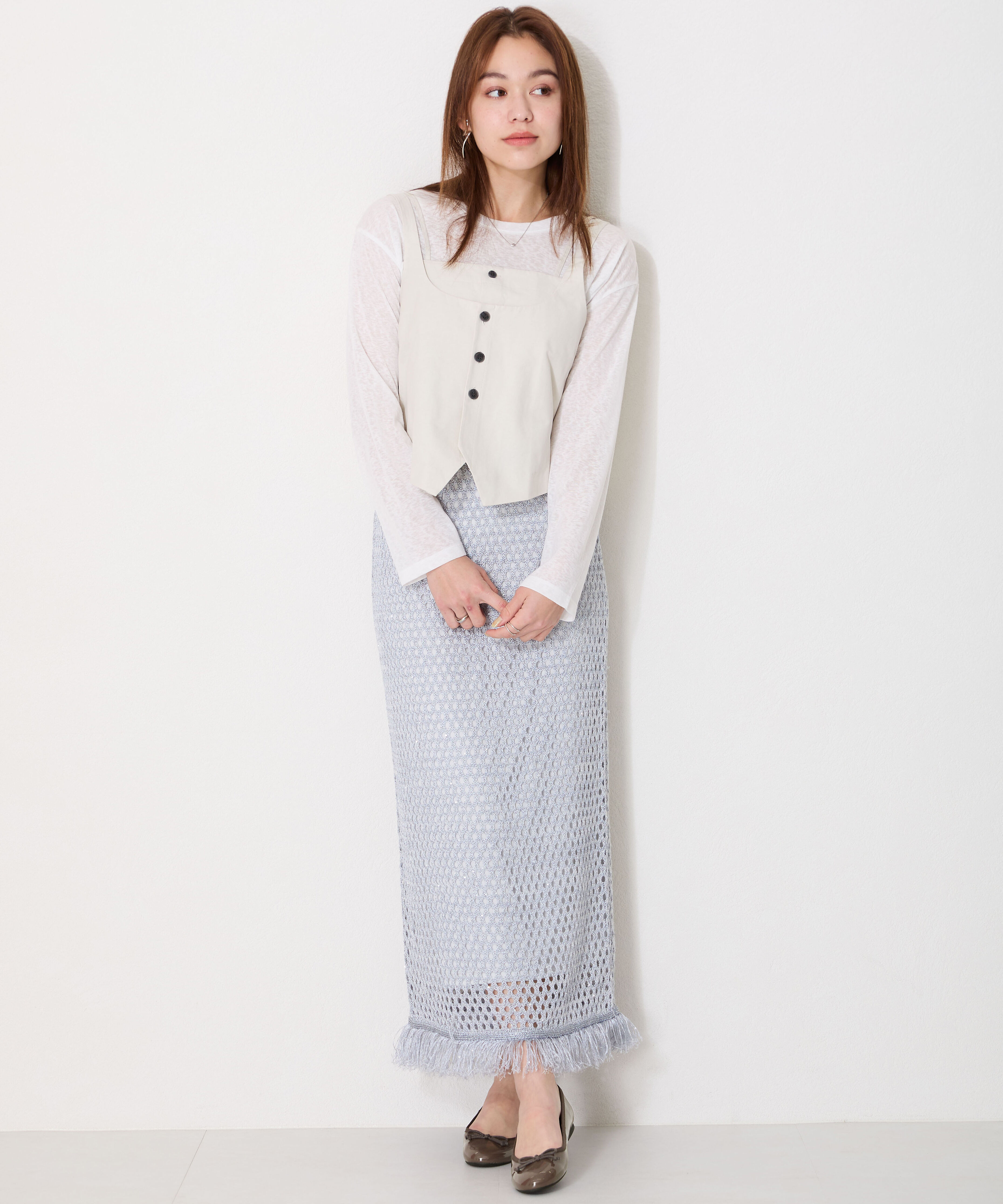 ORiental TRaffic「【 WEB限定 】 バレエシューズ /R-4006 パンプス フラット 厚手クッション エナメル ヒール1cm」|パンプス|