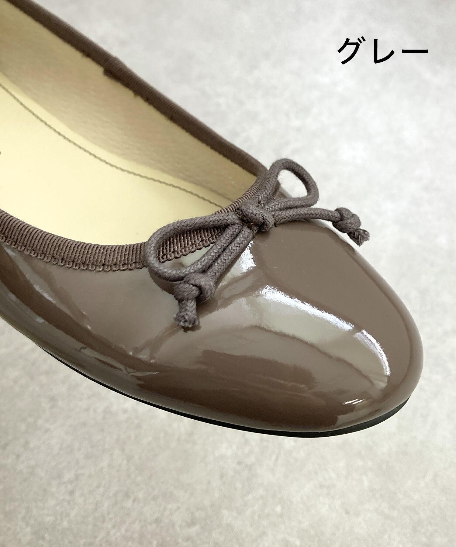 ORiental TRaffic「【 WEB限定 】 バレエシューズ /R-4006 パンプス フラット 厚手クッション エナメル ヒール1cm」|パンプス|