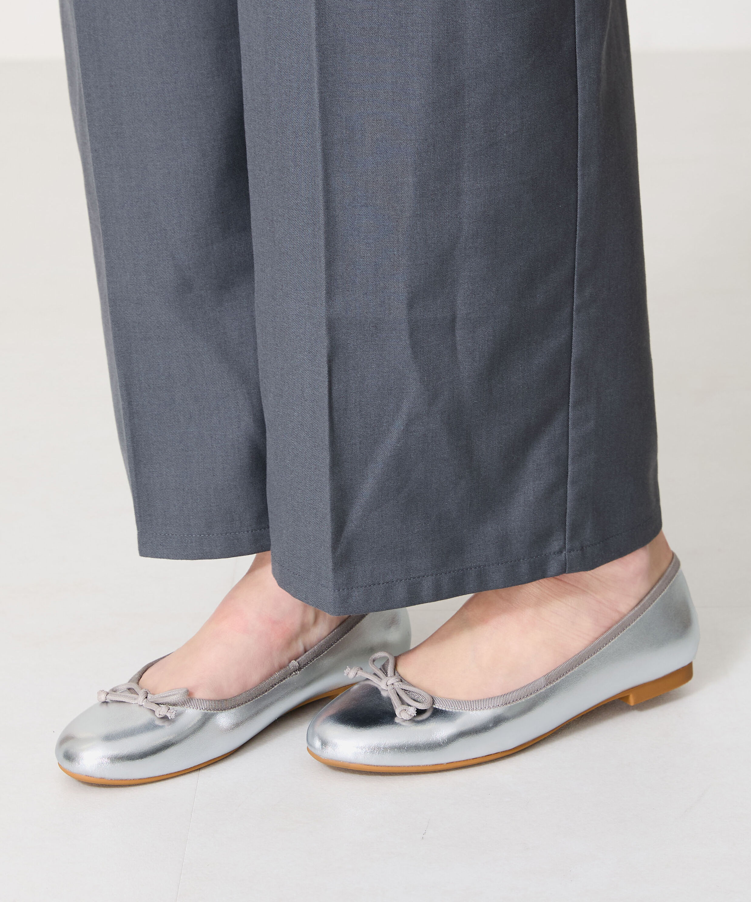 ORiental TRaffic「【 WEB限定 】 バレエシューズ /R-4006 パンプス フラット 厚手クッション エナメル ヒール1cm」|パンプス|