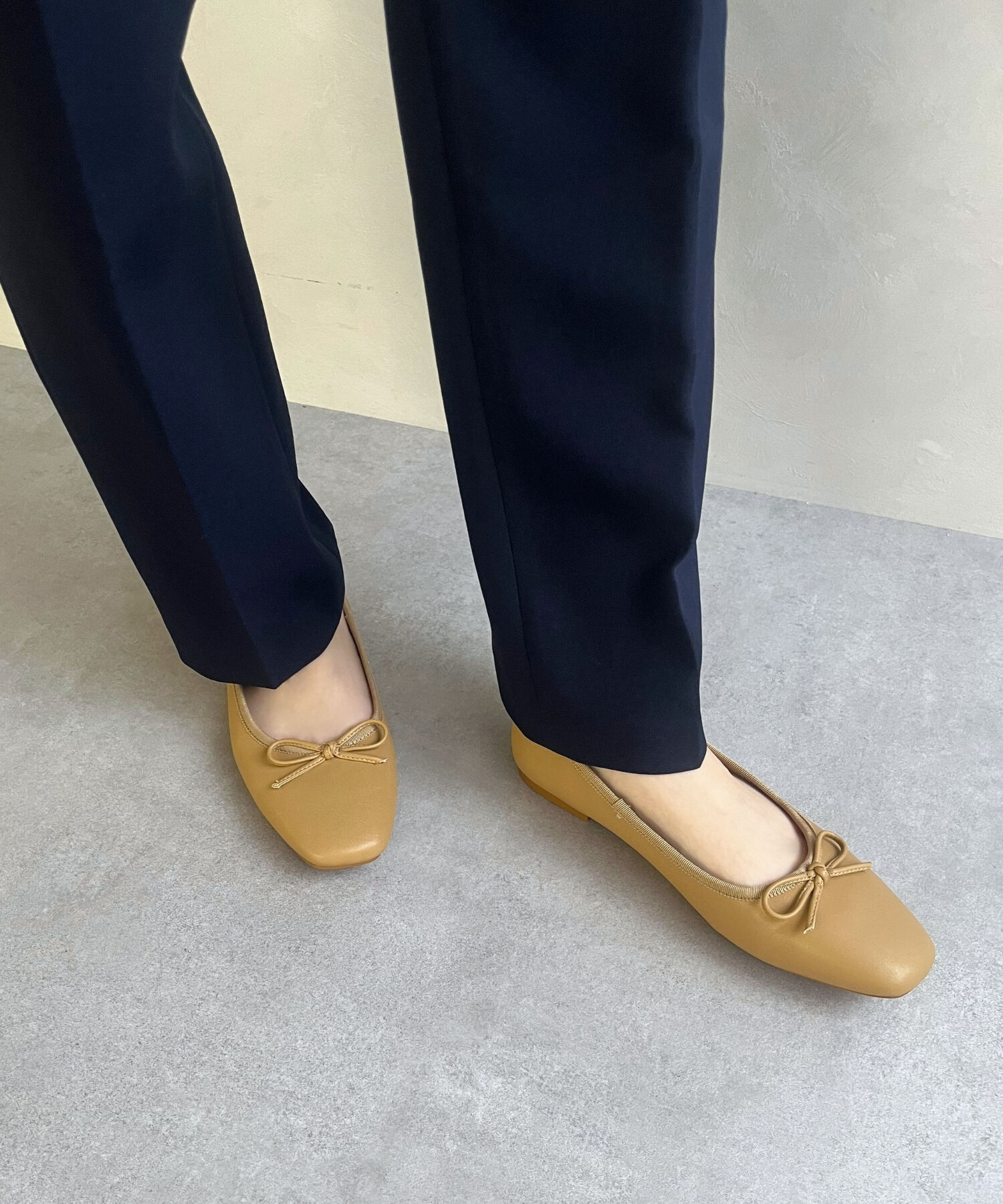 ORiental TRaffic「【 跳べるパンプス /　新色追加 】 バレエ シューズ /R-3208 厚手クッション フラット ヒール1ｃｍ」|パンプス|
