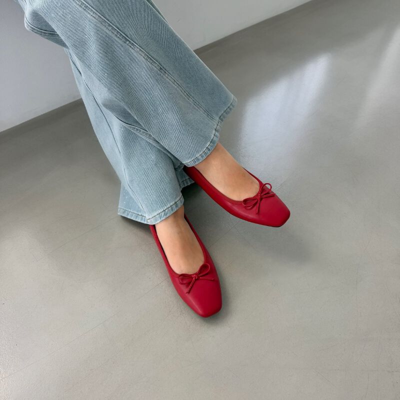ORiental TRaffic「【 跳べるパンプス /　新色追加 】 バレエ シューズ /R-3208 厚手クッション フラット ヒール1ｃｍ」|パンプス|