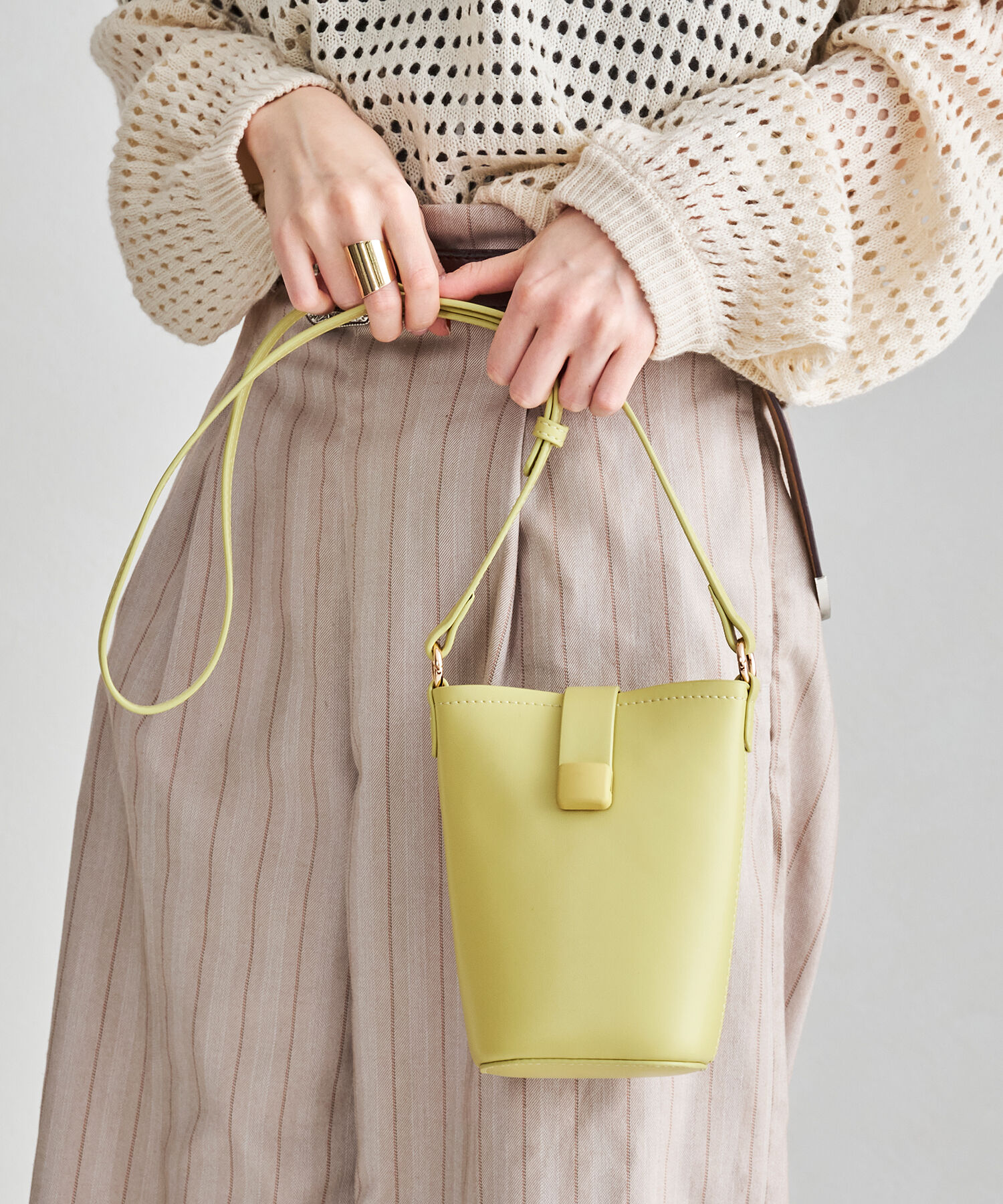 ORiental TRaffic「【BAG】フラップ付きショルダーポーチ/BA-231 ポーチ バッグ　普段使い お出掛け 旅行 カジュアル」|ショルダー・メッセンジャー|
