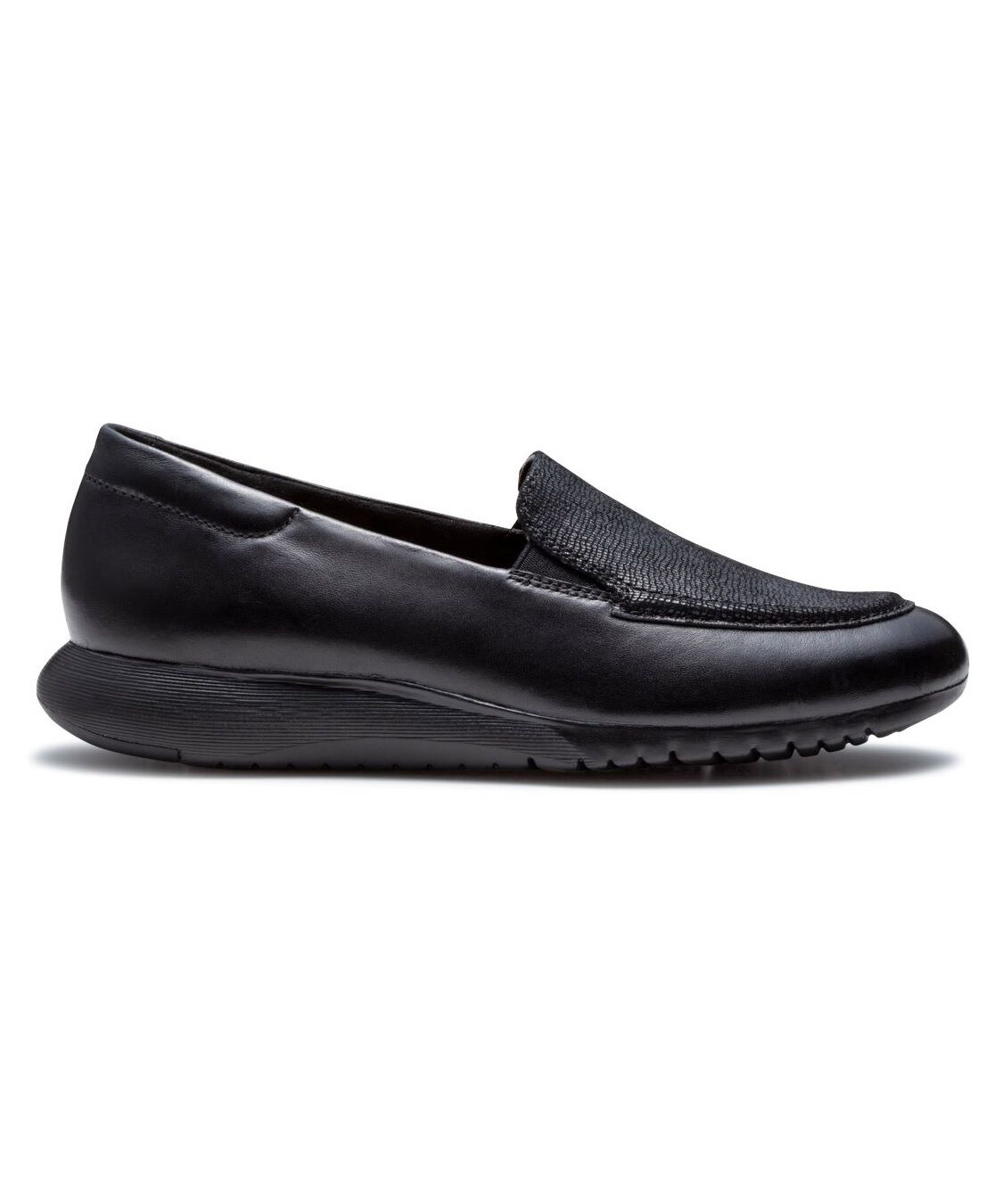 REGAL SHOES「REGAL 【新色】モカスリッポン【ヒール30mm】　商品コード：F97RAF」|ローファー|ブラック