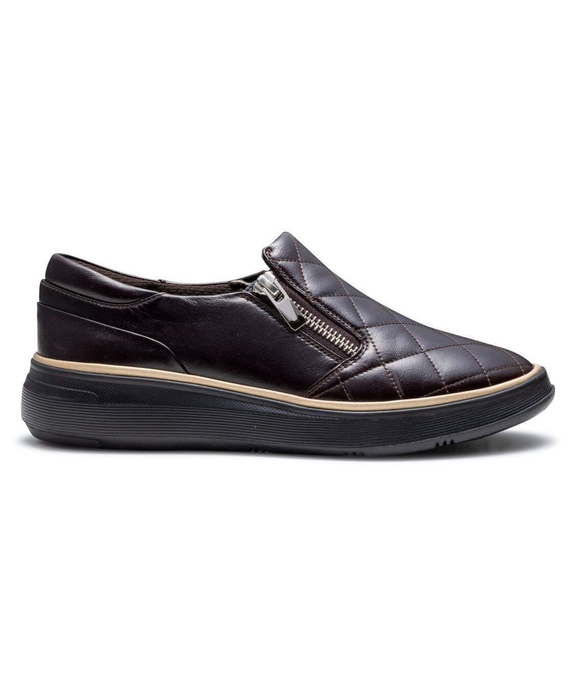 REGAL SHOES「REGAL 【新作】キルティングスニーカー【ヒール30mm】　商品コード：HD03AL」|スニーカー|バーガンディ