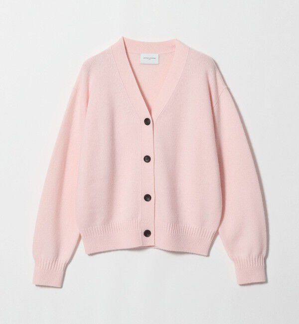 UNITED ARROWS「ウール カシミヤ Vネック カーディガン」|カーディガン|LT.PINK