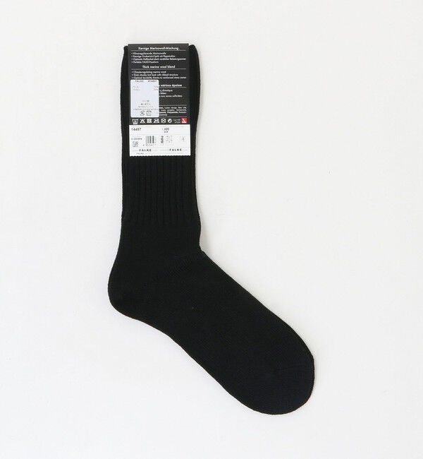UNITED ARROWS「＜FALKE＞NELSON SOCKS/ソックス」|ソックス|BLACK