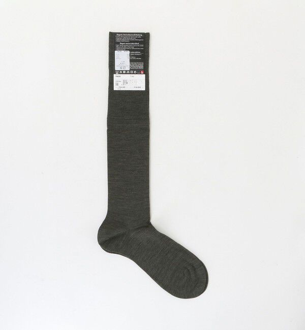 UNITED ARROWS「＜FALKE＞AIRPORT KNEE HI SOCKS/ホーズ ソックス」|ソックス|OLIVE