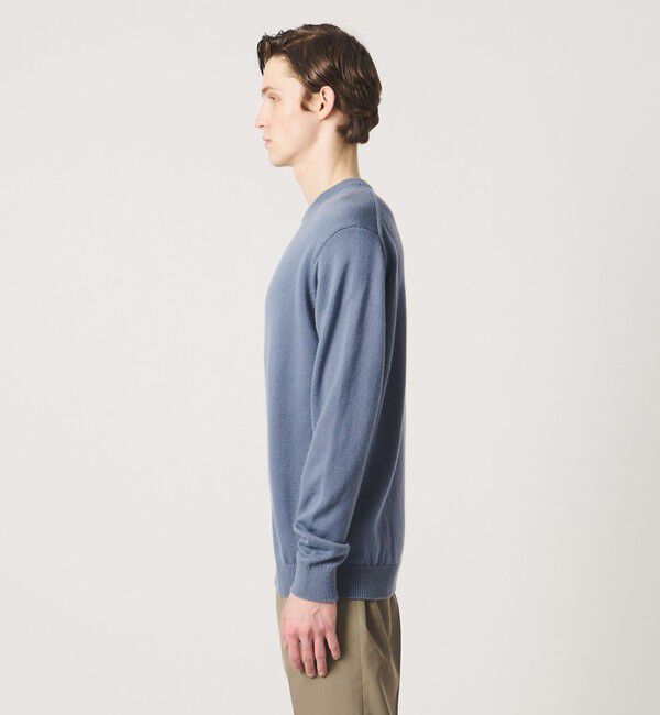 UNITED ARROWS「YAMAGATA ミドルゲージ クルーネック ニット」|ニット・セーター|
