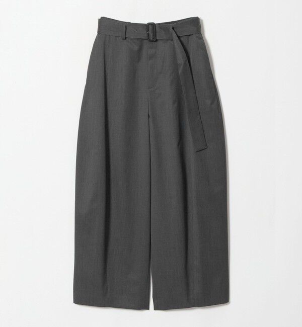 UNITED ARROWS「ウール カーブパンツ」|スラックス|DK.GRAY