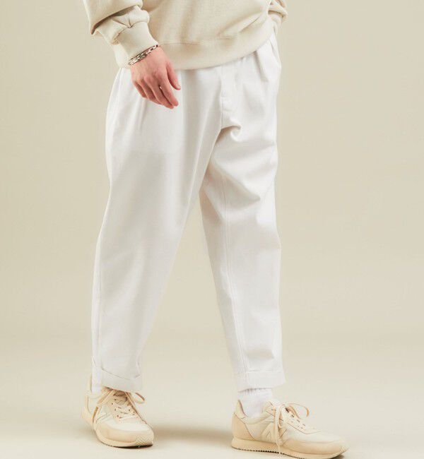 UNITED ARROWS green label relaxing「【別注】【WEB限定】＜3/2 WORKS＞GLR 2プリーツ チノパンツ」|チノ|
