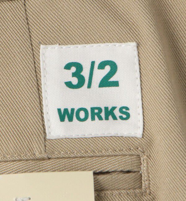 UNITED ARROWS green label relaxing「【別注】【WEB限定】＜3/2 WORKS＞GLR 2プリーツ チノパンツ」|チノ|
