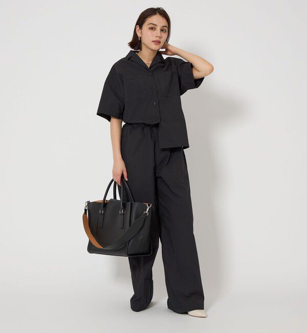 UNITED ARROWS green label relaxing「【WEB限定】トラペーズ ワイドベルト トートバッグ / A4 / 通勤」|トートバッグ|