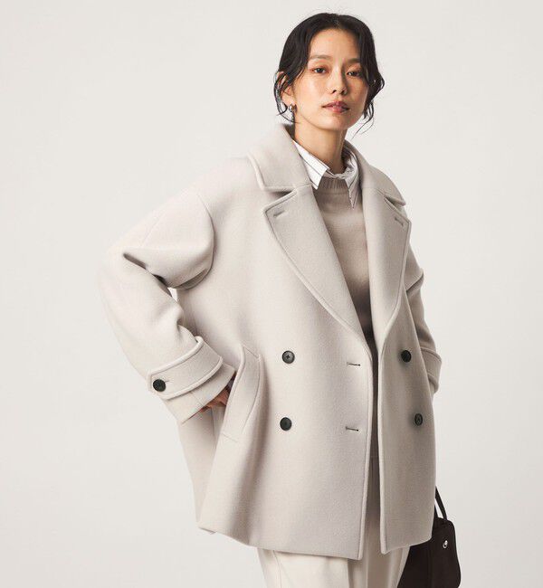 UNITED ARROWS green label relaxing「［size SHORTあり］CANGIOLI ピーコート」|ピーコート|