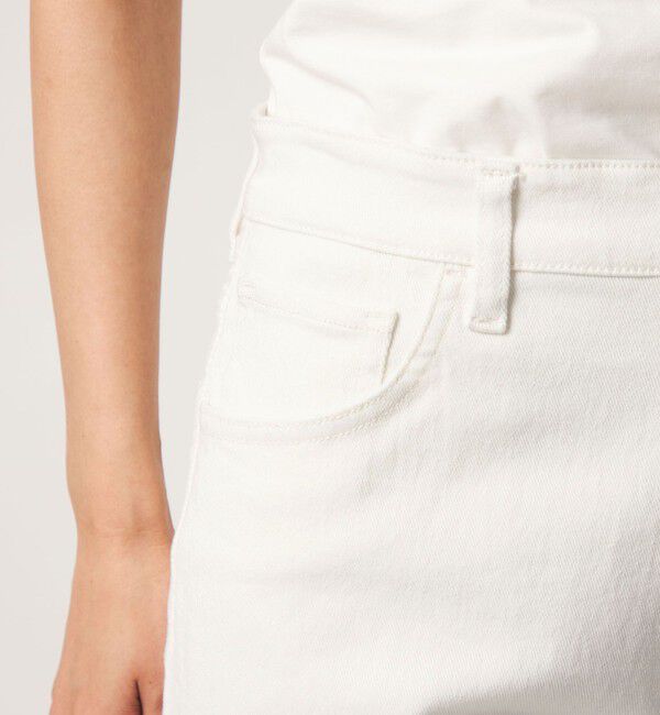 UNITED ARROWS green label relaxing「［size SHORT/TALLあり］＜EDWINコラボ＞セミフレア デニムパンツ オフホワイト」|デニム|
