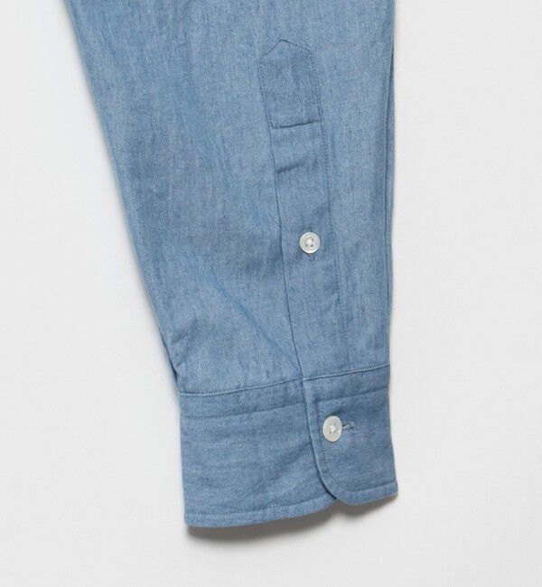 UNITED ARROWS green label relaxing「HITOYOSHI 4.5oz デニム ボタンダウン シャツ」|シャツ・ブラウス|