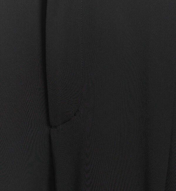 BEAUTY&YOUTH UNITED ARROWS「【WEB限定 Wardrobe DAILY MINIMAL】ダブルクロス タックワイドストレートパンツ ウォッシャブル」|スラックス|