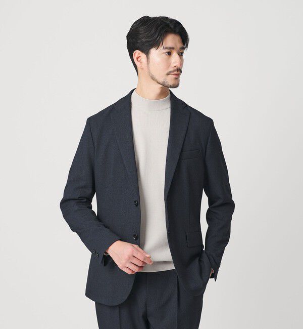 BEAUTY&YOUTH UNITED ARROWS「【WEB限定 WARDROBE SMART】LANATEC セットアップ/背抜きジャケット＆イージーパンツ」|スーツ|