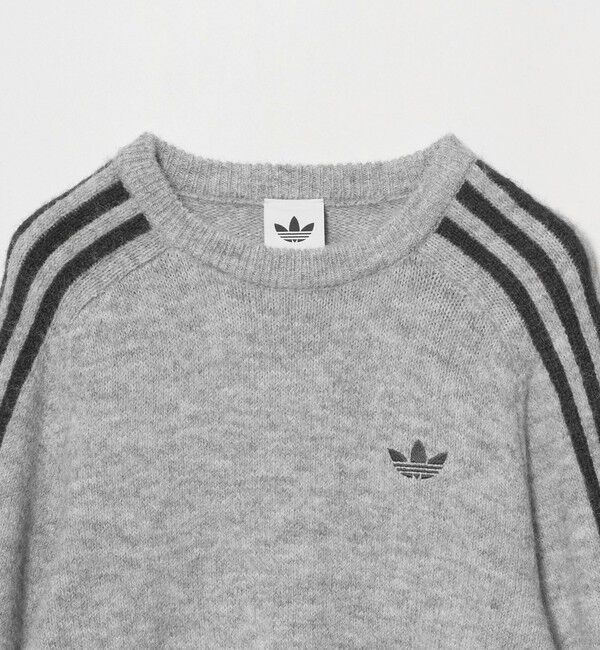 BEAUTY&YOUTH UNITED ARROWS「＜adidas Originals＞スリーストライプス フラッフィー ニットプルオーバー」|ニット・セーター|