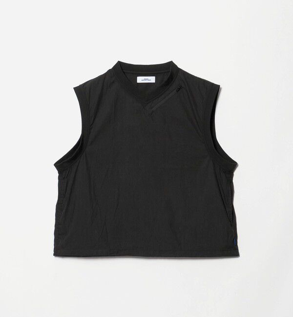 NICE WEATHER「＜NICE WEATHER＞Vネックプルオーバーベスト」|その他|BLACK