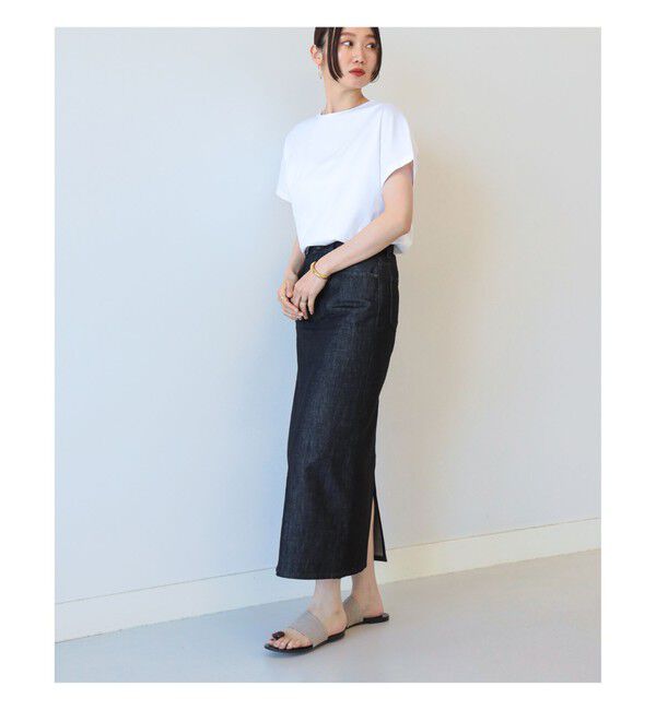 BEAMS SELECTION for WOMEN「ATON / スビンコットン キャップスリーブ Tシャツ」|Tシャツ・カットソー|