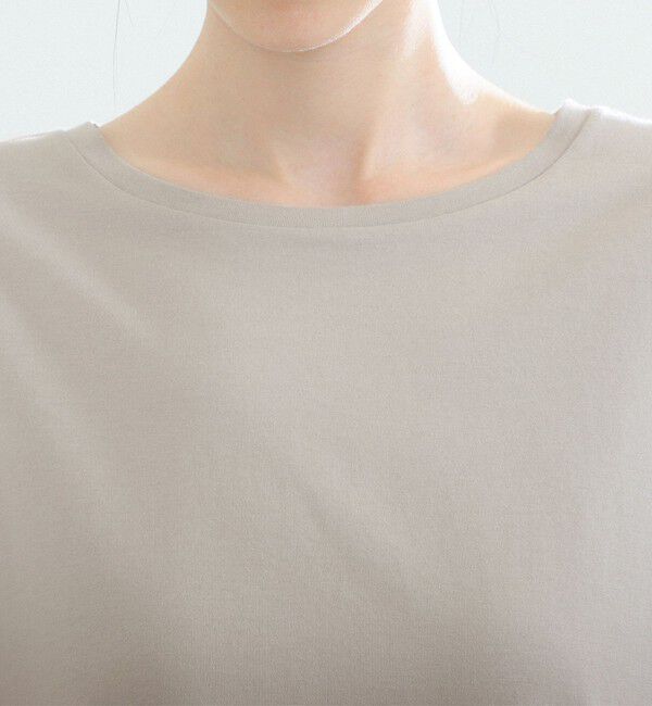BEAMS SELECTION for WOMEN「ATON / スビンコットン キャップスリーブ Tシャツ」|Tシャツ・カットソー|