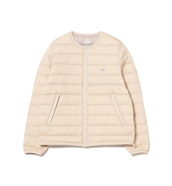 Ray BEAMS 「DANTON / インナー ダウン クルーネック ジャケット」|ダウン|OYSTER WHITE