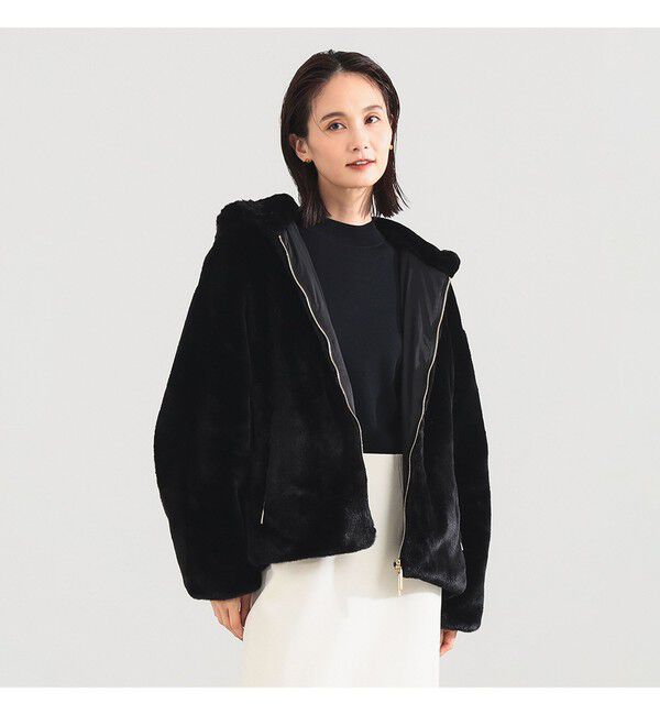 BEAMS SELECTION for WOMEN「TATRAS / YUMOLA ボア ブルゾン」|ブルゾン・スタジャン|