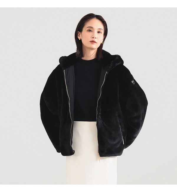 BEAMS SELECTION for WOMEN「TATRAS / YUMOLA ボア ブルゾン」|ブルゾン・スタジャン|