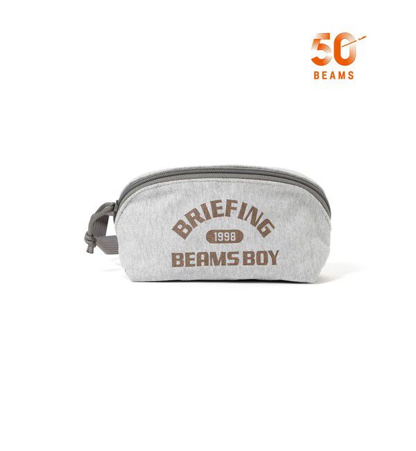 BEAMSBOY「【別注】BRIEFING &times; BEAMS BOY / スウェット ポーチ」|ポーチ|GREY