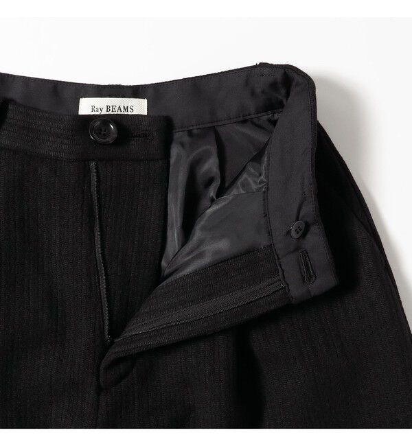 Ray BEAMS 「ストライプ ワイド ハーフ パンツ」|その他|