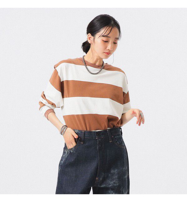 BEAMSBOY「【別注】WAREHOUSE & CO. &times; BEAMS BOY / ボーダー ロングスリーブ Tシャツ」|Tシャツ・カットソー|