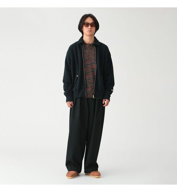 BEAMS「【別注】Champion / リバースウィーブ（R）ジップアップ ブルゾン」|ブルゾン・スタジャン|