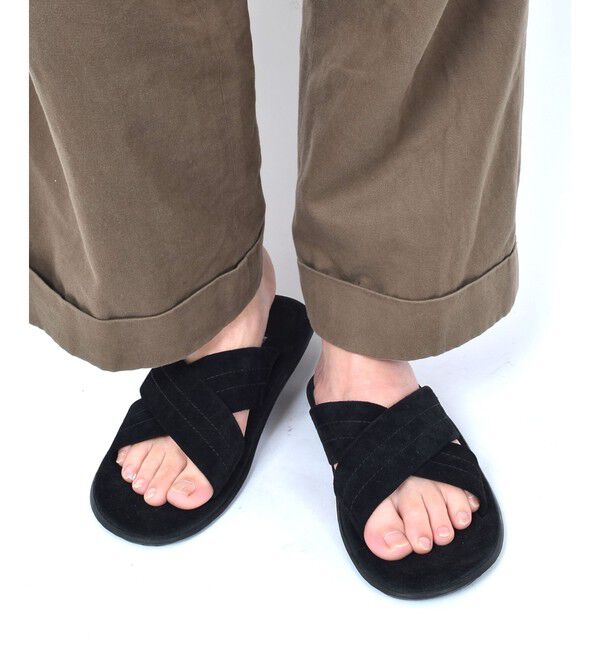 SHIPS「ISLAND SLIPPER: SHIPS(シップス) 別注 クロスストラップ サンダル」|サンダル|