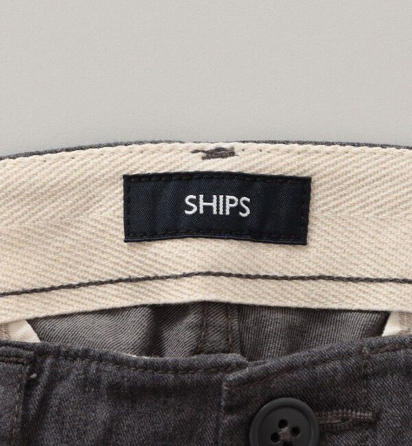SHIPS「SHIPS:〈抗菌加工〉japan quality カラー テーパード スリム チノパンツ」|チノ|
