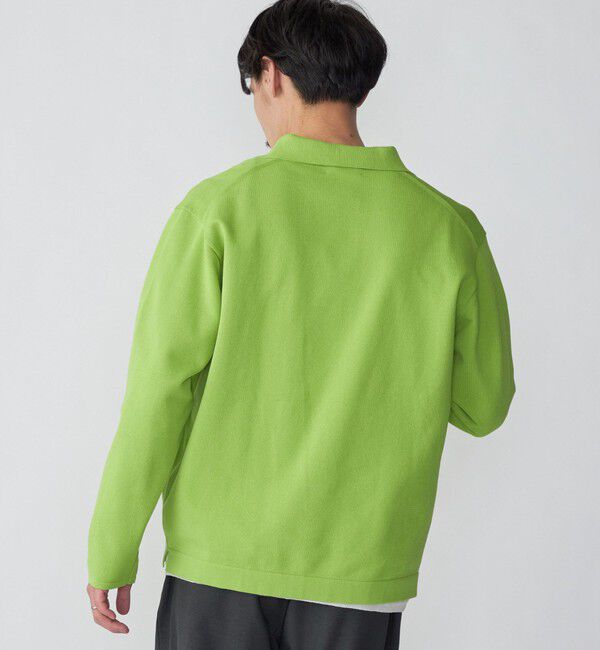 SHIPS「SHIPS:〈手洗い可能〉14ゲージ TEXBRID(R) ミラノリブ スキッパー ポロシャツ」|Tシャツ・カットソー|