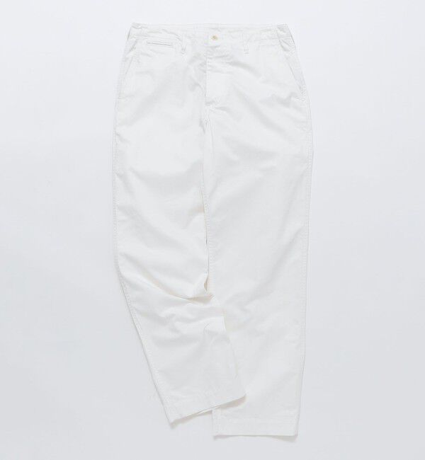 SHIPS「SHIPS STANDARD: GIZAコットン ツイル M-41 チノパンツ」|チノ|