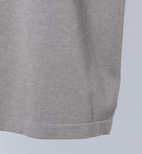 SHIPS any「SHIPS any:〈接触冷感〉ハイゲージ リネンミックス サマー ニット ポロシャツ 25SS◇」|ポロシャツ|