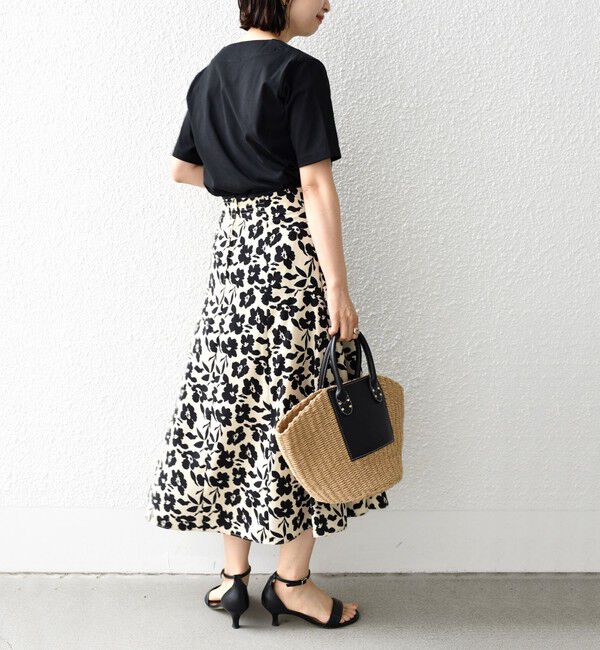 SHIPS for women「【WEB限定】〈ネックが選べる2サイズ展開〉オーガニックコットン バリエーションネック TEE」|Tシャツ・カットソー|