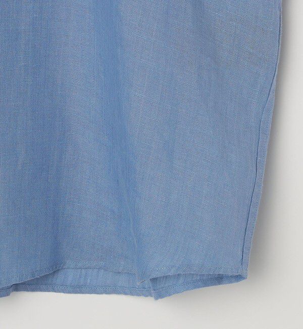 SHIPS any「SHIPS any: ピュアリネン バンド スキッパー ハーフスリーブ プルオーバー シャツ 25SS◇」|シャツ・ブラウス|